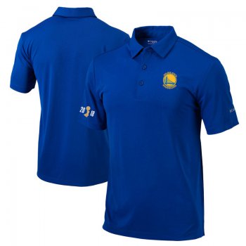 Golden State Warriors Columbia 2018 NBA Finals Champions Omni-Wick Drive Polo - Royal