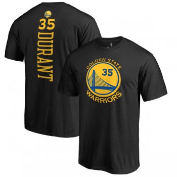 Golden State Warriors Kevin Durant Fanatics Branded Black Backer Name & Number T-Shirt
