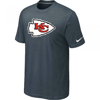 Kansas City Chiefs Sideline Legend Authentic Logo T-Shirt Grey