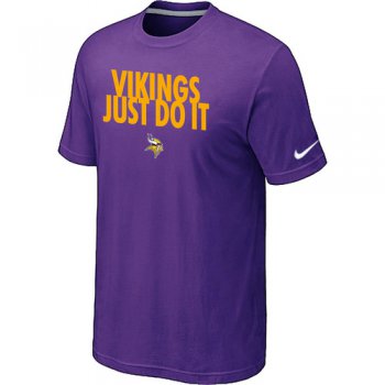 NFL Minnesota Vikings Just Do It Purple T-Shirt