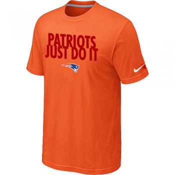 NFL New England Patriots Just Do It Orange T-Shirt
