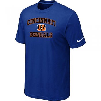 Cincinnati Bengals Heart & Soul Blue T-Shirt