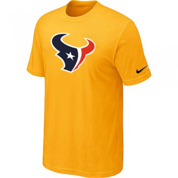 Houston Texans Sideline Legend Authentic Logo T-Shirt Yellow