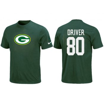 Nike Green Bay Packers Donald Driver Name & Number T-Shirt Green