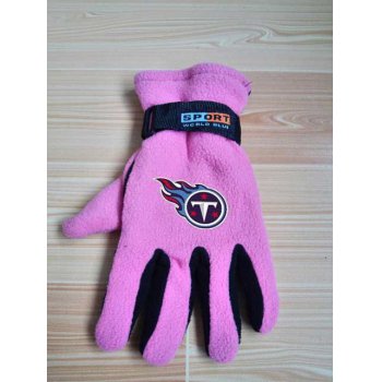 Tennessee Titans NFL Adult Winter Warm Gloves Pink