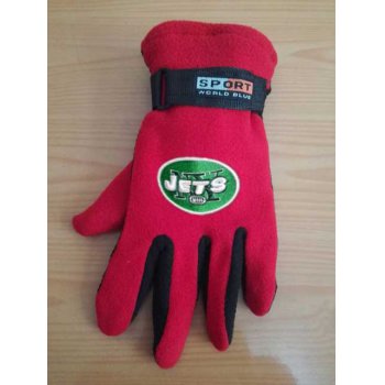 New York Jets NFL Adult Winter Warm Gloves Red