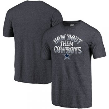Dallas Cowboys Heathered Navy Hometown Collection Tri-Blend NFL Pro Line by T-Shirt