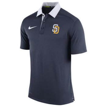 Men's San Diego Padres Nike Navy Authentic Collection Dri-FIT Elite Polo