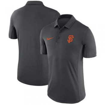 Men's San Francisco Giants Nike Anthracite Franchise Polo