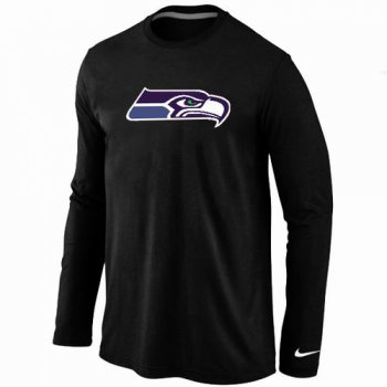 Nike Seattle Seahawks Logo Long Sleeve T-Shirt black