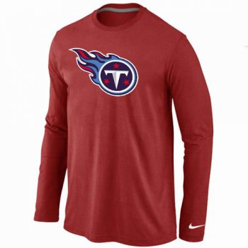 Nike Tennessee Titans Logo Long Sleeve T-Shirt RED