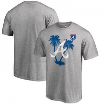 Atlanta Braves Fanatics Branded 2018 MLB Spring Training Vintage T Shirt Heather Gray
