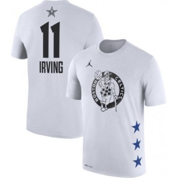 Jordan Men's 2019 NBA All-Star Game #11 Kyrie Irving Dri-FIT White T-Shirt