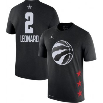 Jordan Men's 2019 NBA All-Star Game #2 Kawhi Leonard Dri-FIT Black T-Shirt