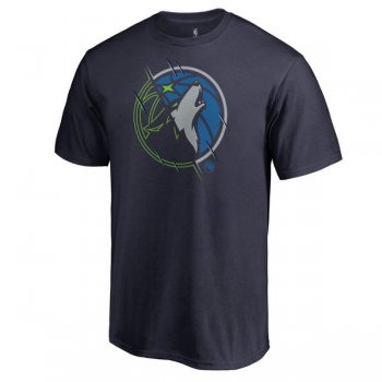 Men's Minnesota Timberwolves Fanatics Branded Navy Team X-Ray T-Shirt