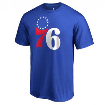 Men's Philadelphia 76ers Fanatics Branded Royal Secondary Logo T-Shirt