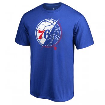Men's Philadelphia 76ers Fanatics Branded Royal X-Ray T-Shirt
