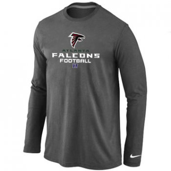 Nike Atlanta Falcons Critical Victory Long Sleeve T-Shirt D.Grey