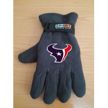Houston Texans NFL Adult Winter Warm Gloves Dark Gray