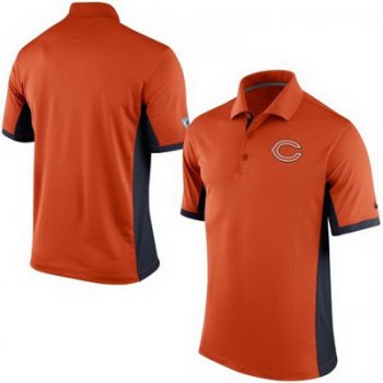 Men's Chicago Bears Nike Orange Team Issue Performance Polo