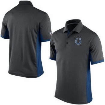 Men's Indianapolis Colts Nike Charcoal Team Issue Performance Polo