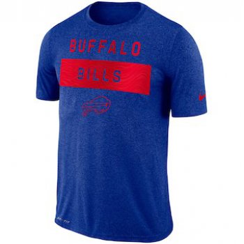 Men's Buffalo Bills Nike Royal Sideline Legend Lift Performance T-Shirt