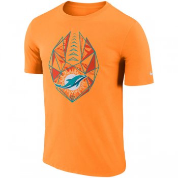 Men's Miami Dolphins Nike Orange Fan Gear Icon Performance T-Shirt