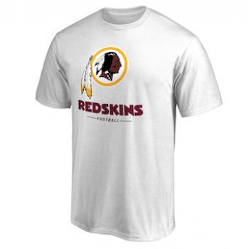 Men's Washington Redskins NFL Pro Line by Fanatics Branded White Team Lockup T-Shirt