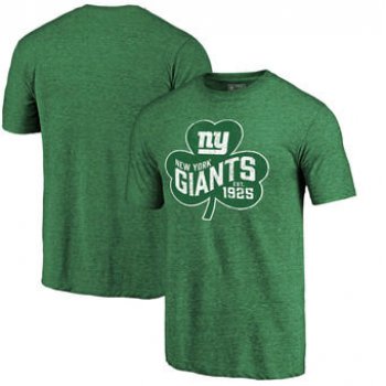New York Giants Pro Line by Fanatics Branded St. Patrick's Day Paddy's Pride Tri-Blend T-Shirt - Kelly Green