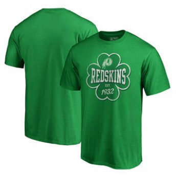 Washington Redskins NFL Pro Line by Fanatics Branded St. Patrick's Day Emerald Isle Big and Tall T-Shirt Green