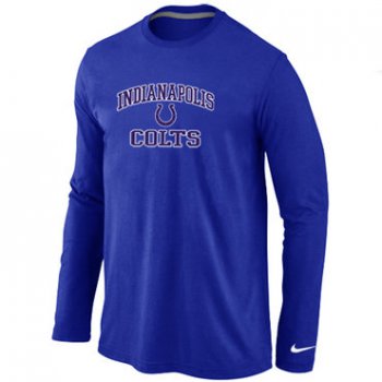 Nike Indianapolis Colts Heart & Soul Long Sleeve T-Shirt Blue
