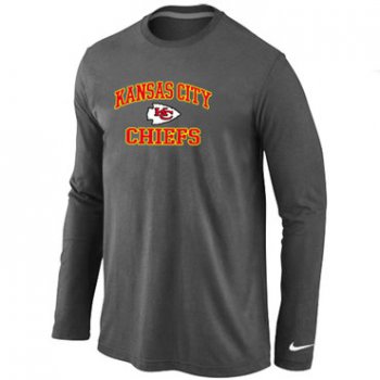 Nike Kansas City Chiefs Heart & Soul Long Sleeve T-Shirt D.Grey
