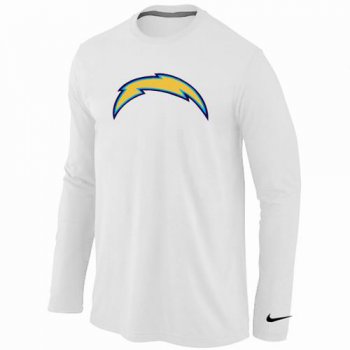 Nike San Diego Chargers Logo Long Sleeve T-Shirt WHITE