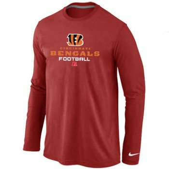 Nike Cincinnati Bengals Critical Victory Long Sleeve T-Shirt RED