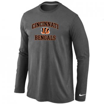 Nike Cincinnati Bengals Heart & Soul Long Sleeve T-Shirt D.Grey
