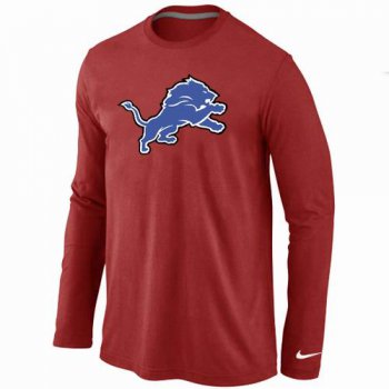 Nike Detroit Lions Logo Long Sleeve T-Shirt RED