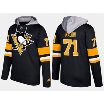 Adidas Pittsburgh Penguins 71 Evgeni Malkin Name And Number Black Hoodie