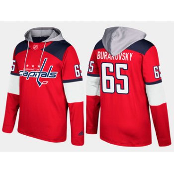 Adidas Washington Capitals 65 Andre Burakovsky Name And Number Red Hoodie