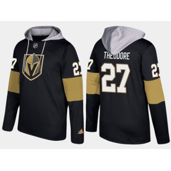 Adidas Vegas Golden Knights 27 Shea Theodore Name And Number Black Hoodie