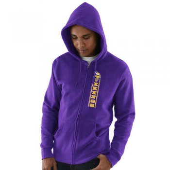 Minnesota Vikings Hook and Ladder Full-Zip Hoodie - Purple