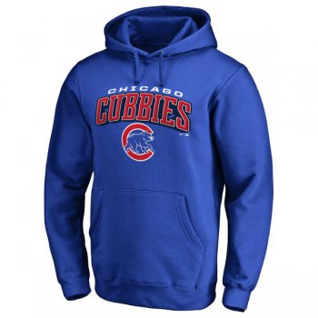 Chicago Cubs Royal Men's Pullover Hoodie14