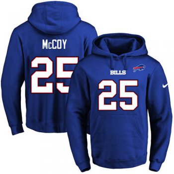 Nike Bills #25 LeSean McCoy Royal Blue Name & Number Pullover NFL Hoodie