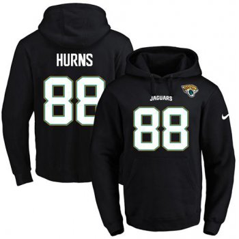 Nike Jaguars #88 Allen Hurns Black Name & Number Pullover NFL Hoodie