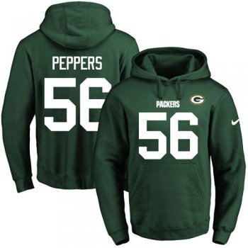 Nike Packers #56 Julius Peppers Green Name & Number Pullover NFL Hoodie