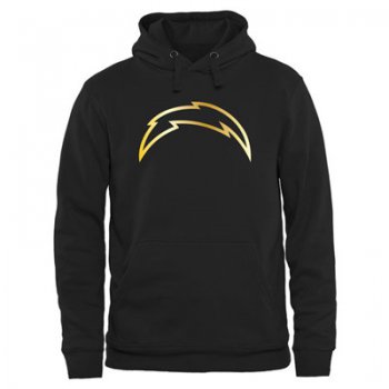 NFL San Diego Chargers Men's Pro Line Black Gold Collection Pullover Hoodies Hoody