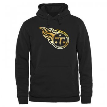 NFL Tennessee Titans Men's Pro Line Black Gold Collection Pullover Hoodies Hoody