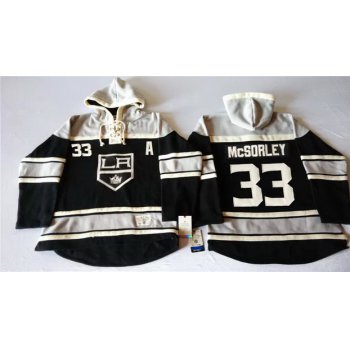 Old Time Hockey Los Angeles Kings #33 Marty McSorley Black Hoodie