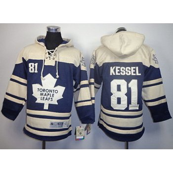 Old Time Hockey Toronto Maple Leafs #81 Phil Kessel Navy Blue Kids Hoodie