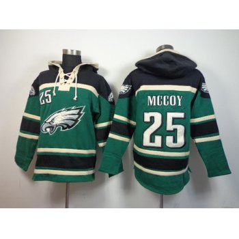Philadelphia Eagles #25 LeSean McCoy 2014 Dark Green Hoodie