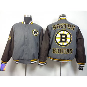 Boston Bruins Blank Gray Jacket